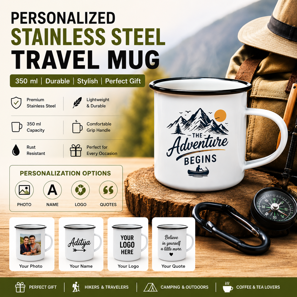 M9 Stainless Steel Mug
